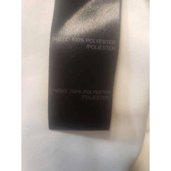 Max and Cleo Floral Sheer Lined Padded Cups Rear Zipper Halter Dress Size 12 - Picture 6 of 7